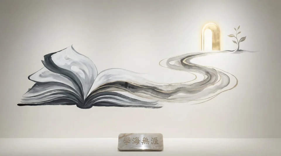 香港升学国风插画